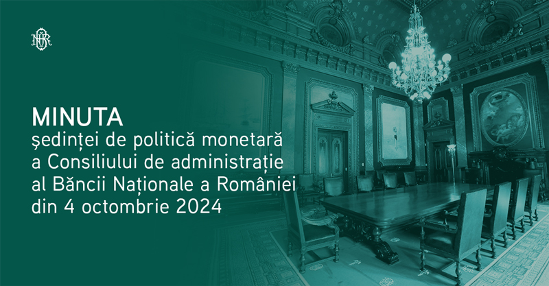 Minuta politica monetara